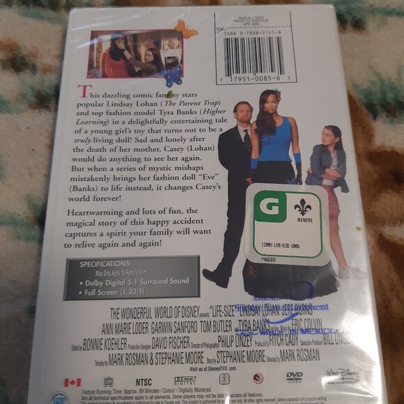 Life-Size (2000) DVD Rare - Buena Vista - Neuf/Seal Version Originale OOP - Picture 2 of 5